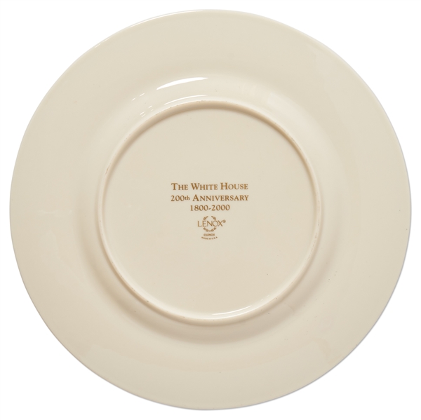 Bill Clinton 200th Anniversary White House China Dessert Plate