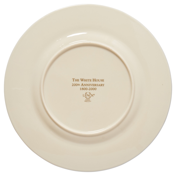 Bill Clinton 200th Anniversary White House China Dessert Plate