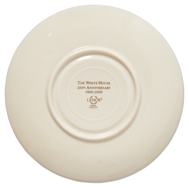 Bill Clinton 200th Anniversary White House China Soup Bowl & Saucer