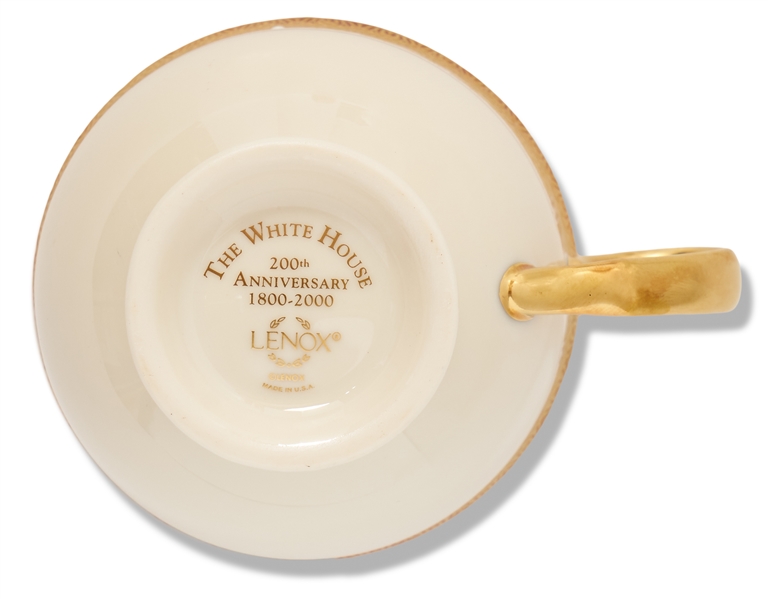 Bill Clinton 200th Anniversary White House China Tea Cup