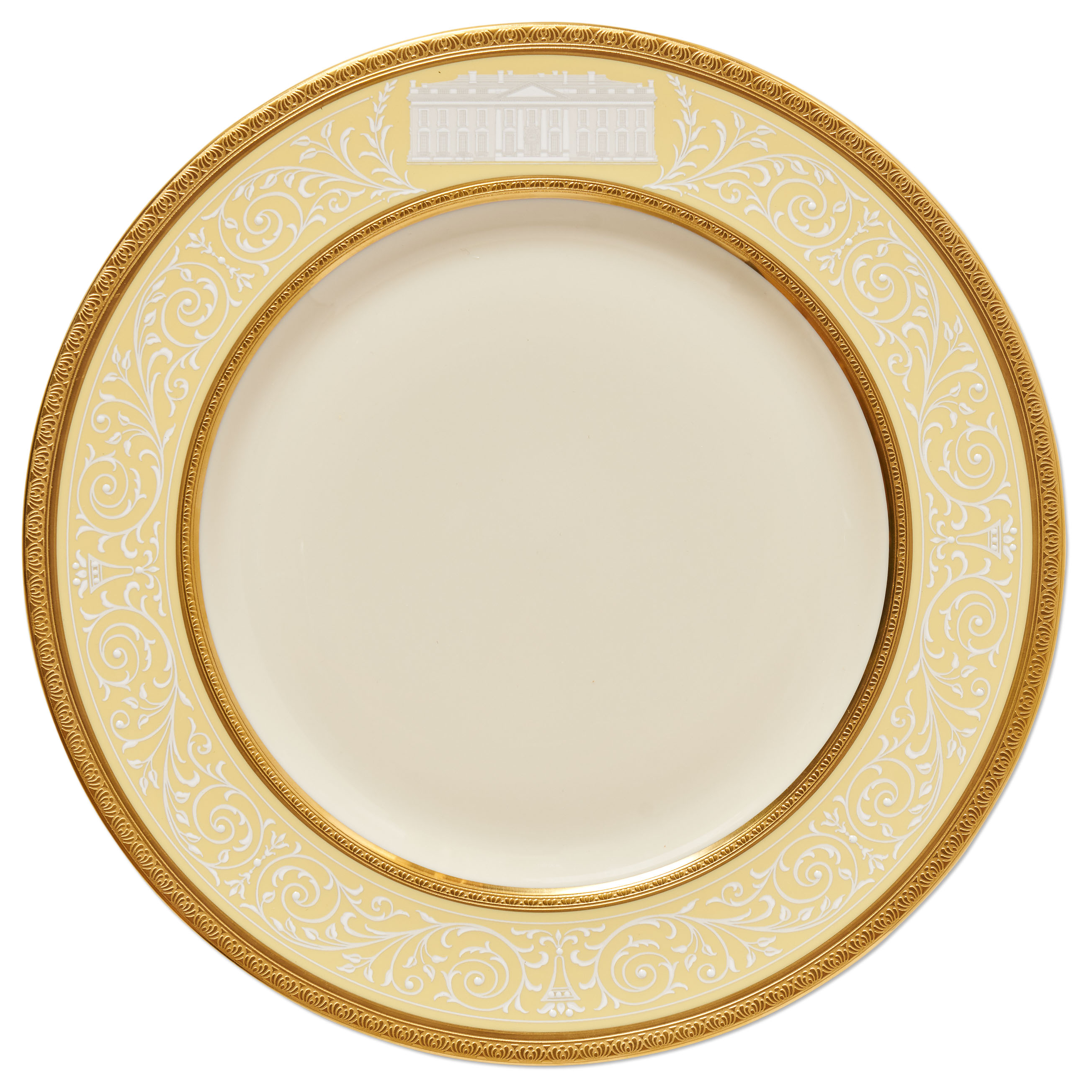 Lot detail bill clinton 200th anniversary white house china dinner plate