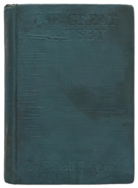 First Edition, First Printing of ''The Great Gatsby''