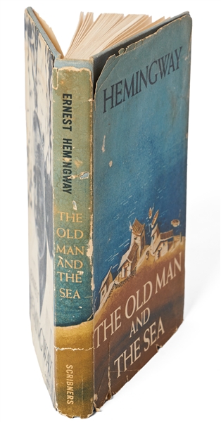 First Edition, First Printing of Ernest Hemingway's Classic Pulitzer Prize-Winning Novel ''The Old Man And The Sea'' with Dust Jacket