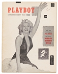 First Issue of Playboy from December 1953 with Marilyn Monroe on the Cover