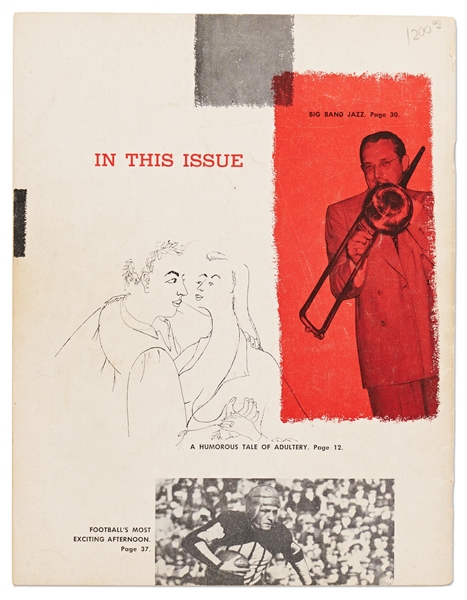 First Issue of ''Playboy'' from December 1953 with Marilyn Monroe on the Cover