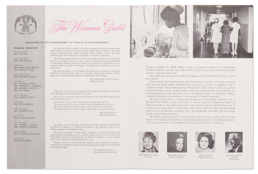 Barbra Streisand Signed Program for ''Hello, Dolly!''