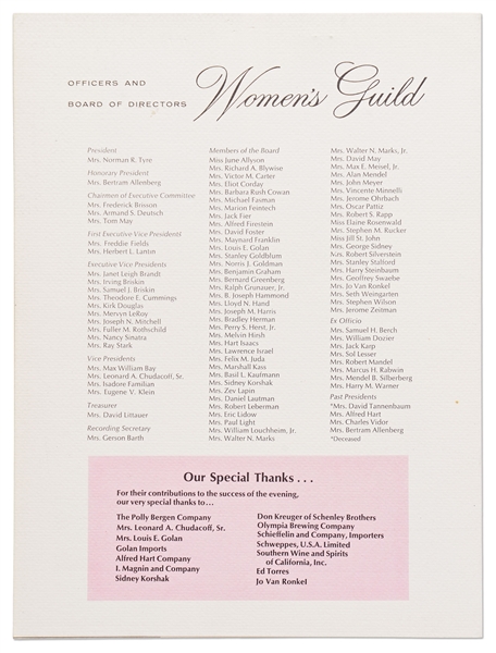 Barbra Streisand Signed Program for ''Hello, Dolly!''