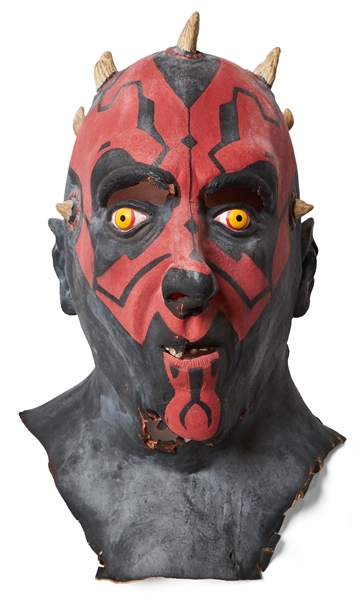 Michael Jackson's Personally Owned & Signed Darth Maul Mask