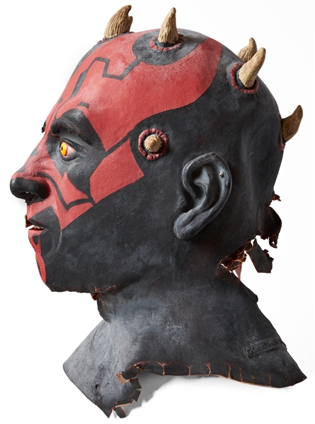 Michael Jackson's Personally Owned & Signed Darth Maul Mask