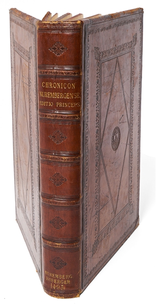 Rare 1493 First Edition of ''Nuremberg Chronicle'', the Illustrated High Point of Printing in the Age of Incunable -- Complete with 1,809 Woodcuts