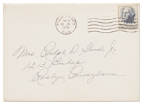 Joseph & Rose Kennedy Thank You Card -- Expressing Thanks for Prayers & Sympathies After the Tragic Death of JFK