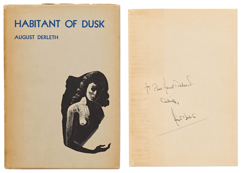 August Derleth Habitant of Dusk Limited Edition Signed