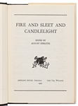 Rare Signed First Edition of ''Fire & Sleet & Candlelight'' by August Derleth -- ''...the best of modern macabre poetry...''