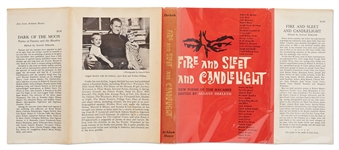 Rare Signed First Edition of ''Fire & Sleet & Candlelight'' by August Derleth -- ''...the best of modern macabre poetry...''