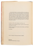 J. Edgar Hoover Signed First Edition of ''A Study of Communism''