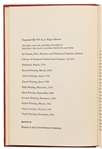 J. Edgar Hoover Signed First Edition ''Masters of Deceit''
