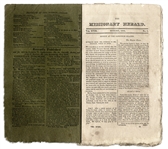 One of the First Articles Describing Surfing -- Scarce 1822 Edition of ''The Missionary Herald'' Magazine -- ''...he rides on the fore front of the surge...''