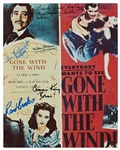 Cast-Signed ''Gone With The Wind'' 8'' x 10'' Photo -- Signed by Frank Junior Coghlan, Ann Rutherford, William Bakewell, Cammie King, Rand Brooks & Marjorie Reynolds -- With PSA/DNA COA