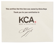 Alicia Keys Personally Owned Funky Brown Floppy Hat -- With a COA From Keys