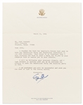 George H.W. Bush Letter Signed as Vice President -- ''I founded the Fund for America's Future last year to help the Republican Party''