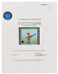 Chuck Jones Signed Limited Edition Hand-Painted Cel of Daffy Duck