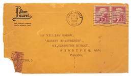 Stan Laurel Letter Signed -- ''...Am happy to know the L&H films have afforded you so much pleasure thru' the years...''