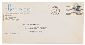 Stan Laurel Letter Signed With His Full Name ''Stan Laurel'' -- Mentioning Laurel & Hardy Film Excerpts in ''Hollywood Stars'' and '' 30 Years of Fun''