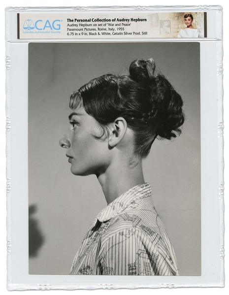 Audrey Hepburn Personally Owned Photo From ''War and Peace''