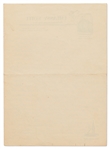 Moe Howard Handwritten Jokes & Gags for The Three Stooges, Circa 1940
