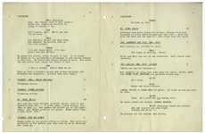 Moe Howard's Personally Owned Script for The Three Stooges 1954 Film ''Pals and Gals''