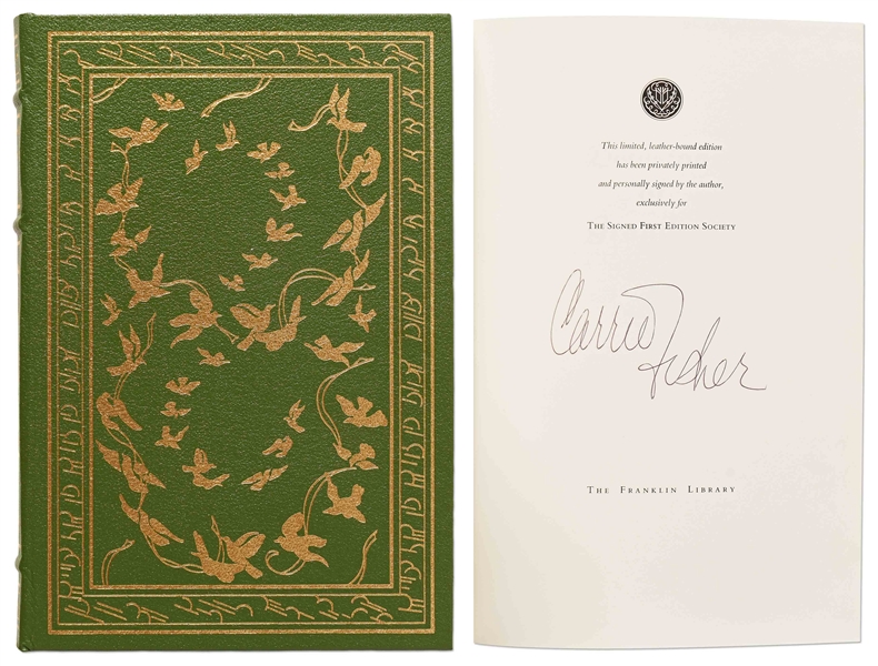 Carrie Fisher Signed Deluxe Limited Edition of Delusions of Grandma -- With PSA/DNA COA