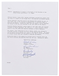 Lee Harvey Oswald Arrest Document With Fascinating Account of Oswald's Apprehension -- Signed by All Four Arresting Officers -- ''…the officer and the suspect wrestled for the gun…''