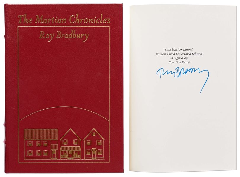 Ray Bradbury Signed Deluxe Edition The Martian Chronicles