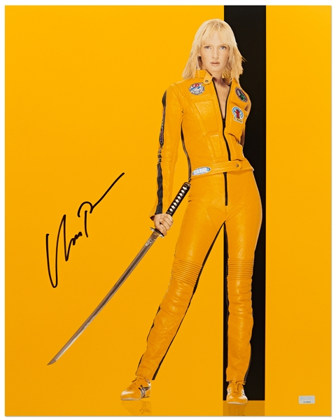 Uma Thurman Signed 16'' x 20'' Photo From ''Kill Bill''