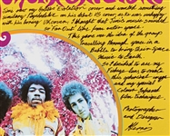 Karl Ferris Signed Jimi Hendrix ''Are you Experienced'' Album Cover -- Ferris' Psychedelic Style Defined the Aesthetic of the 1960s