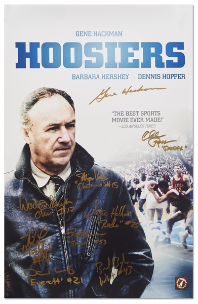 ''Hoosiers'' Cast-Signed 11'' x 17'' Photo Poster
