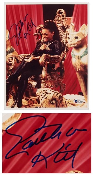 Eartha Kitt Signed 8 x 10 Photo as Catwoman -- With Beckett COA