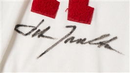 Rydell Sweater From ''Grease'' Signed by John Travolta and Olivia Newton-John