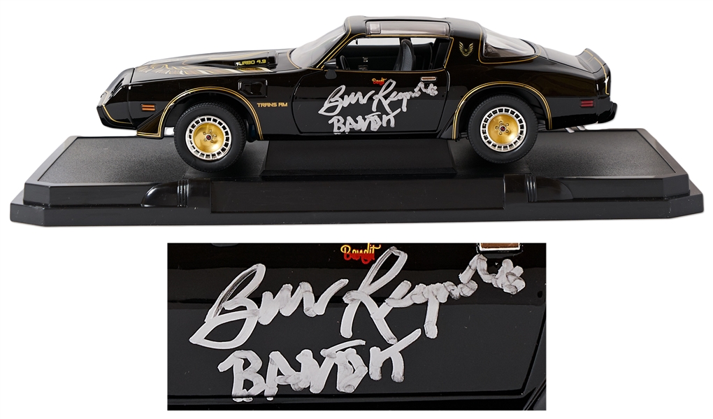 Burt Reynolds Signed Trans Am Model Car From ''Smokey and the Bandit''
