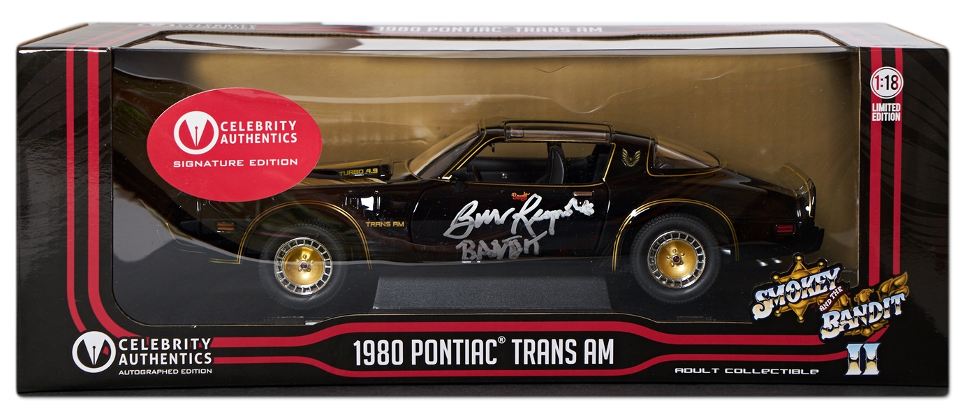 Burt Reynolds Signed Trans Am Model Car From ''Smokey and the Bandit''