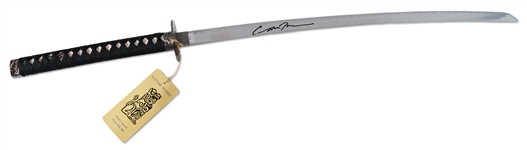 Uma Thurman Signed Katana Sword, Her Weapon From ''Kill Bill''