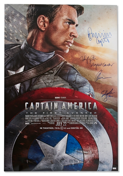 ''Captain America: The First Avenger'' Cast-Signed Poster