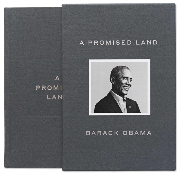 Barack Obama Signed Deluxe First Edition of ''A Promised Land'' -- With PSA/DNA COA