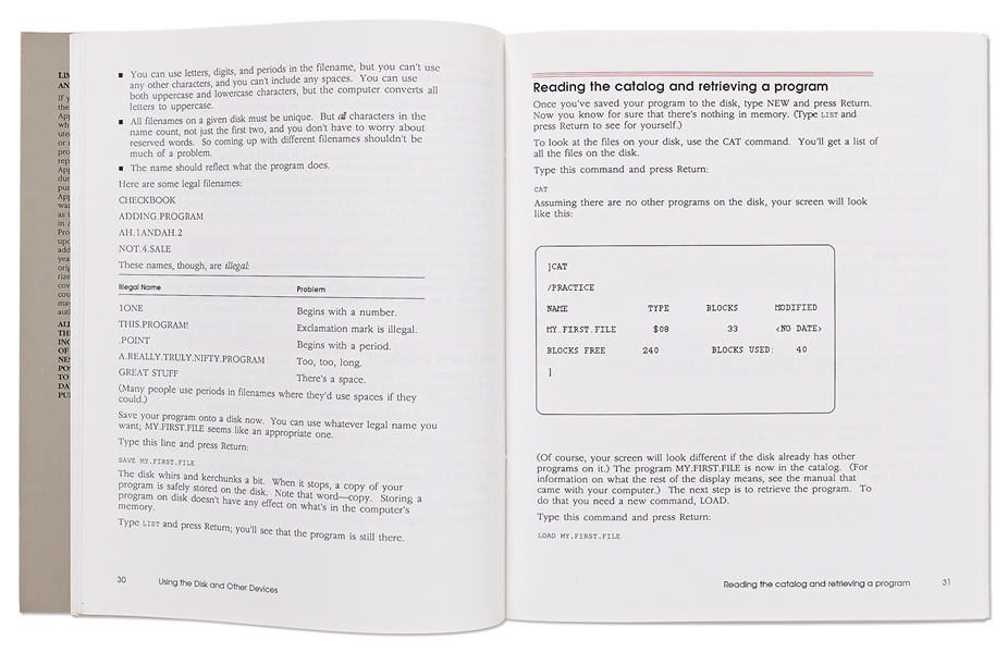 Steve Wozniak Signed Applesoft Basic Programming Manual for the Apple II Computer -- With PSA/DNA COA