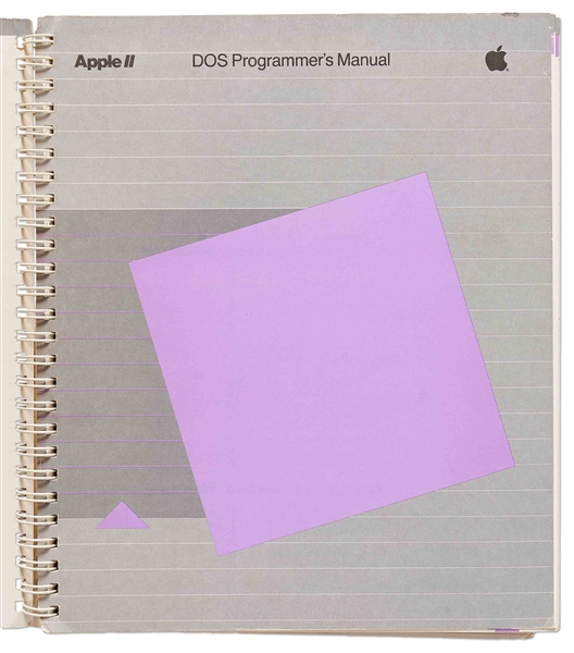 Steve Wozniak Signed Copy of the Apple II DOS Programmer's Manual from 1982 -- With PSA/DNA COA
