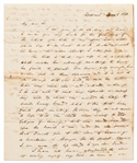 William Fessenden Autograph Letter Signed From 1833 -- The Young Republican Attorney Starts His Law Practice Years Before Becoming Lincoln's Treasury Secretary
