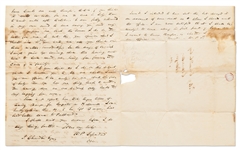 William Fessenden Autograph Letter Signed From 1833 -- The Young Republican Attorney Starts His Law Practice Years Before Becoming Lincoln's Treasury Secretary