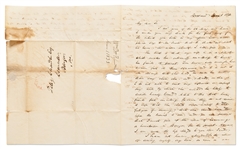 William Fessenden Autograph Letter Signed From 1833 -- The Young Republican Attorney Starts His Law Practice Years Before Becoming Lincoln's Treasury Secretary