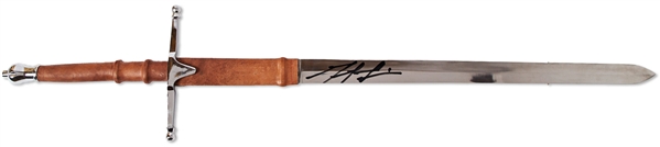 Mel Gibson Signed ''Braveheart'' Sword