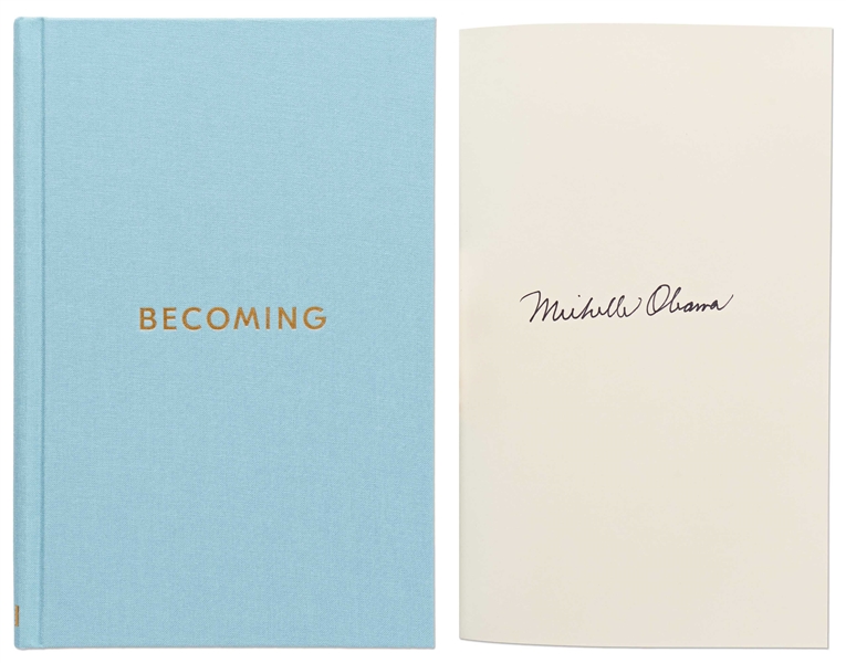Michelle Obama Signed Deluxe Edition of Becoming